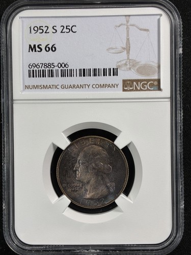 1952 25c washington - 1952-s,