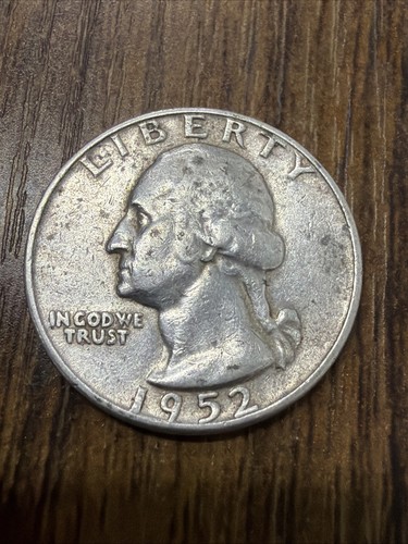 1952 washington quarter fine - washington,