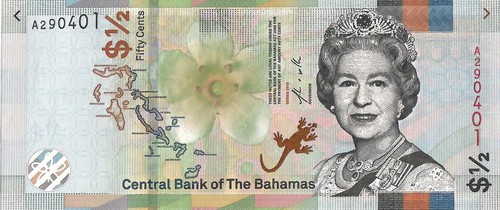 Bahamas dollaro 2019 - 1/2,