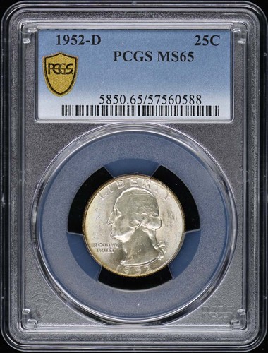 1952 25c washington - 1952-d,