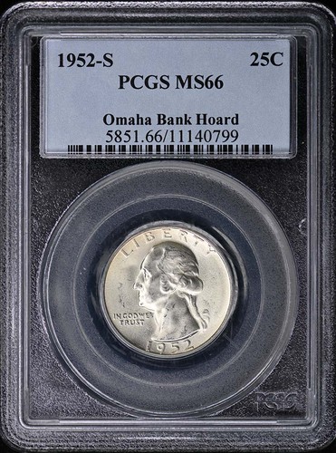 1952 25c washington quarter - 25c,