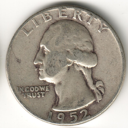 Usa 1952p washington 1 - 1952p, $