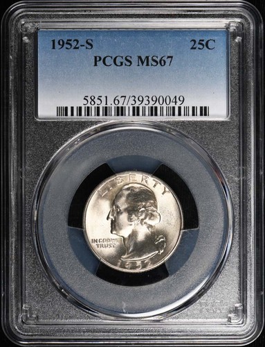 1952 25c washington quarter - washington,